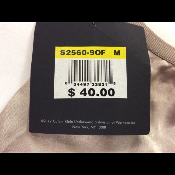 Calvin Klein Black. Sleep NWT Size Medium - Picture 6 of 8